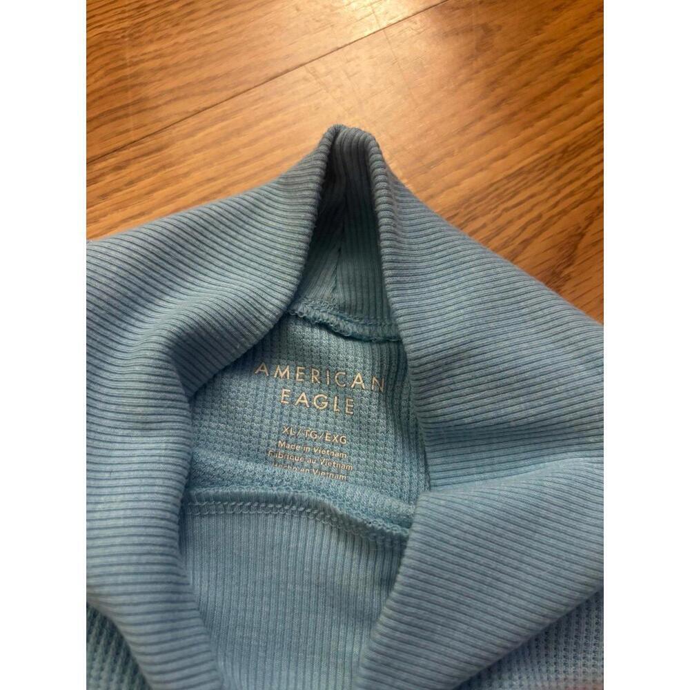 American Eagle Mock Neck Long Sleeve Top Size XL - Picture 5 of 5